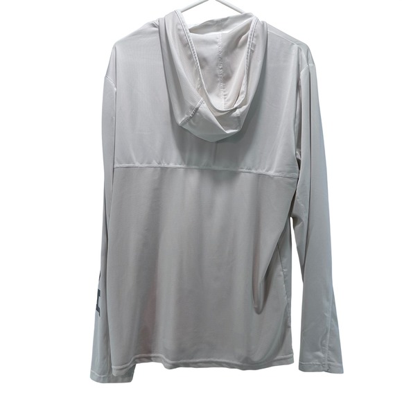 Bassdash Mens UPF 50+ UV Protection Long Sleeve Fishing Shirt Hoodie Medium - Picture 2 of 7